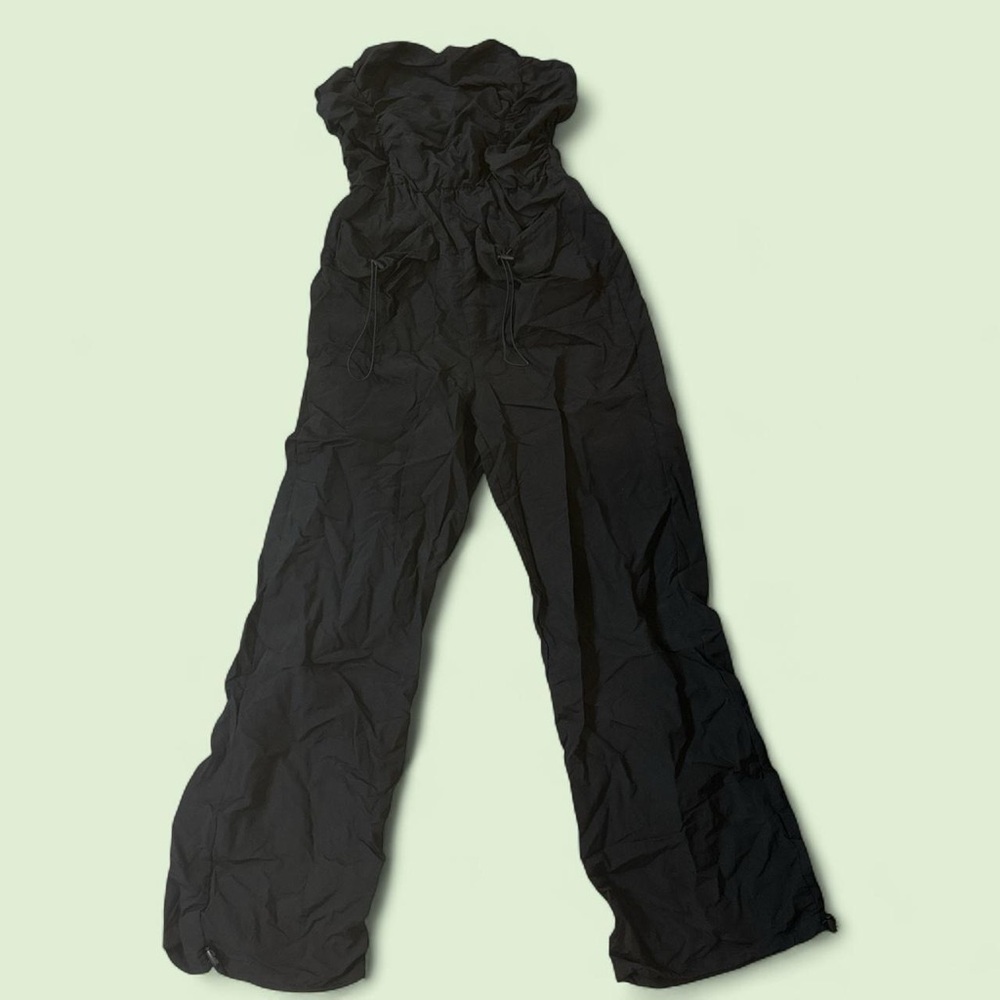 Chic Black Wide Leg Women's Jumpsuit